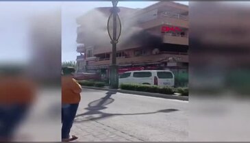Binada korku dolu anlar! 5 kişi hastaneye kaldırıldı