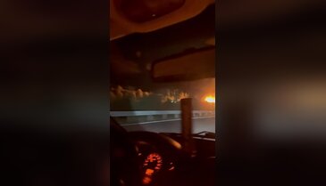 Bursa'da seyir halindeki tır alevlere teslim oldu! O anlar kamerada...