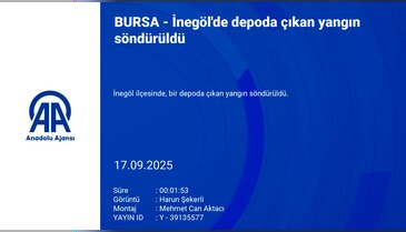 Bursa'da korkutan yangın!