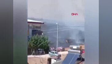 Bursa'da korkutan yangın! Onlarca dönüm kül oldu