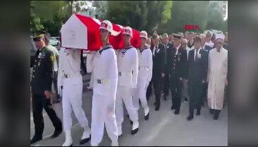 Görevi başında kalp krizi geçirip şehit olan uzman çavuş toprağa verildi