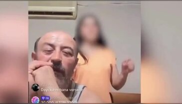TikTok'ta skandal görüntüler! Para uğruna kızını oynatıyor