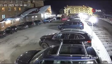 Grand Kartal Otel yangınının ölüm kalım savaşı kamerada