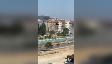 Bursa'da trafiği durduran duman!