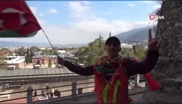 Bursa'da Filistin'e ilginç destek!