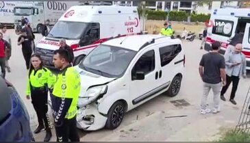 Bursa'da feci kaza! Araç takla attı