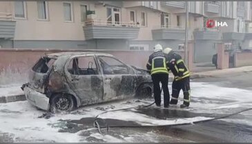 Eşine öfkelendi, hırsını arabasından çıkardı! Geriye hurda yığını kaldı...