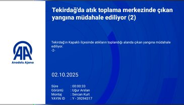 Atık toplama merkezinde yangın! Ekiplerin müdahalesi sürüyor...