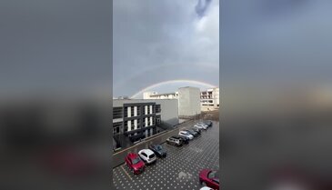 Bursa'da yağış sonrası büyüleyici manzara!