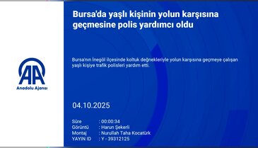 Bursa'da polislerden duygulandıran hareket!