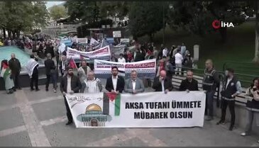 Bursa'da Filistin'e destek yürüyüşü