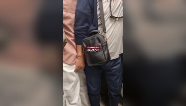 Metroda iğrenç anlar! Genç kadını taciz etti...