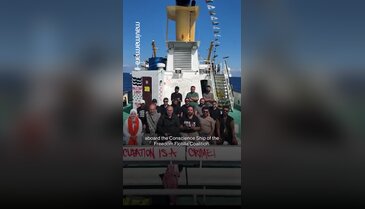 Vicdan Gemisi'ndeki Türk aktivistlerden mesaj var