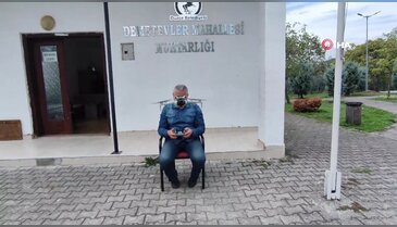 Dronlu muhtar, her sabah mahallesini havadan kontrol ediyor