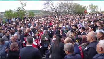 Manisalı şehit Hakkı Eryılmaz'a son görev
