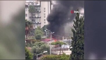 Müstakil ev alevler içinde kaldı