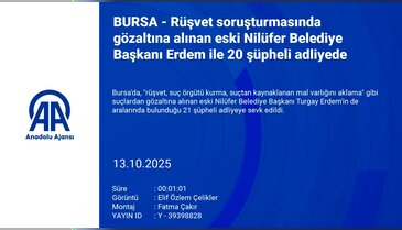 Bursa'da rüşvet operasyonu gözaltı sayısı artıyor! 1 kişi daha yakalandı...