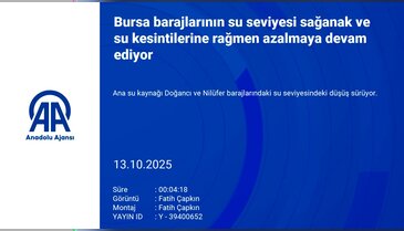 Bursa'nın suyu neredeyse bitti!