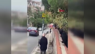 Freni boşalan otobüs kaza yaptı