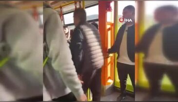 Bursa metrosu karıştı: Allah'a küfür etti iddiası!