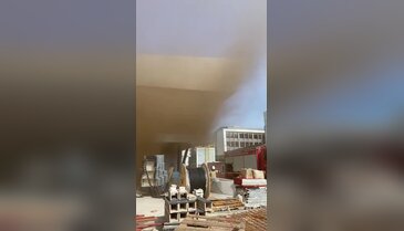 Bursa'da şantiyede yangın! Kara dumanlar gökyüzünü kapladı...