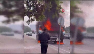 Bursa'da feci yangın! Seyir halindeyken...