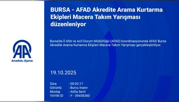 Bursa'da AFAD Akredite Arama Kurtarma Ekipleri Macera Takım Yarışması başladı