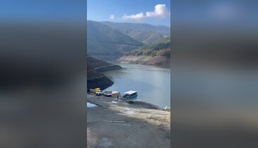 Bursa'da su seviyesi düşüyor! Doğancı Barajı'nın son hali dikkat çekti...