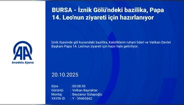 Bursa'nın İznik ilçesi Papa için hazırlanıyor