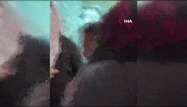 Bursa'da otobüste yumruk yumruğa kavga!