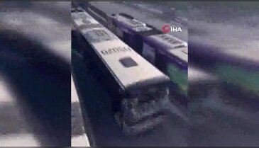 İki metrobüs çarpıştı: 1 yaralı