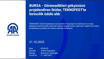 Bursalı görme engelli ikizler TEKNOFEST birincisi oldu