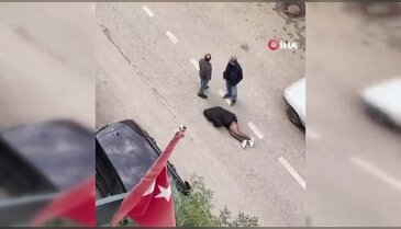 Bursa'da ortalığı birbirine kattı! Yolun ortasında...