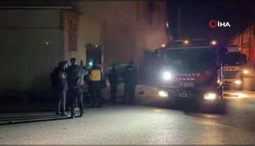 Bursa'da mobilya imalathanesinde korkutan yangın!