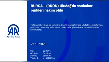 Uludağ'da kartpostallık görüntüler