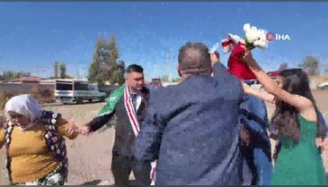 Düğünde İran geleneklerini uyguladılar