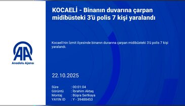 Bursa'dan yola çıkan midibüs kaza yaptı