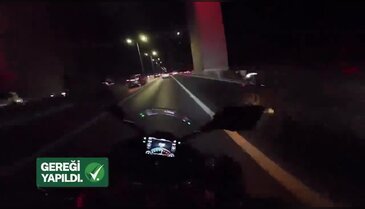 Makas ata ata gidip trafiği tehlikeye atmıştı! Gereği yapıldı...