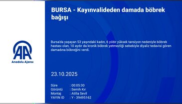 Bursa'da kayınvalideden örnek davranış! Damadı için...