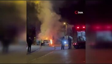 Bursa'da gözlerinin önünde alev alev yandı!