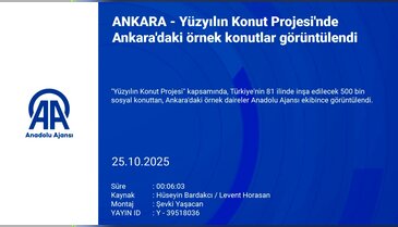 Yüzyılın Konut Projesi'ndeki örnek konutlar görüntülendi!