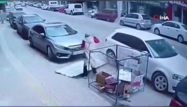 Bursa'da hamile kadın faciadan son anda kurtuldu!