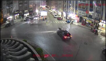 Trafik kazaları kameraya böyle yansıdı