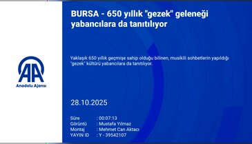 Bursa'nın asırlık kültürü dünyaya tanıtılıyor