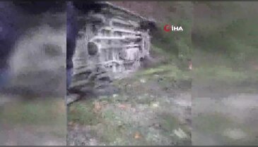 Bursa'da feci kaza! Yolcu minibüsü devrildi...