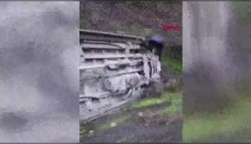 Bursa'da yağmur kazaya davetiye çıkardı!