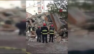 6 katlı bina çöktü! Enkaz altında kalanlar var