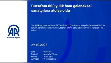 Bursa'nın 600 yıllık hanı, sanatçılara kapılarını açtı