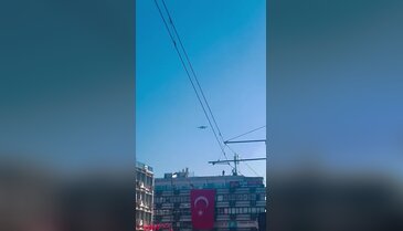 F-16'lar Bursa semalarında! Cumhuriyet'in 102. yılına hava gösterisi...