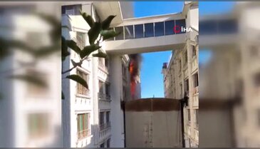 Otel alevlere teslim oldu